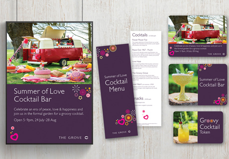 Grove hotel printed material